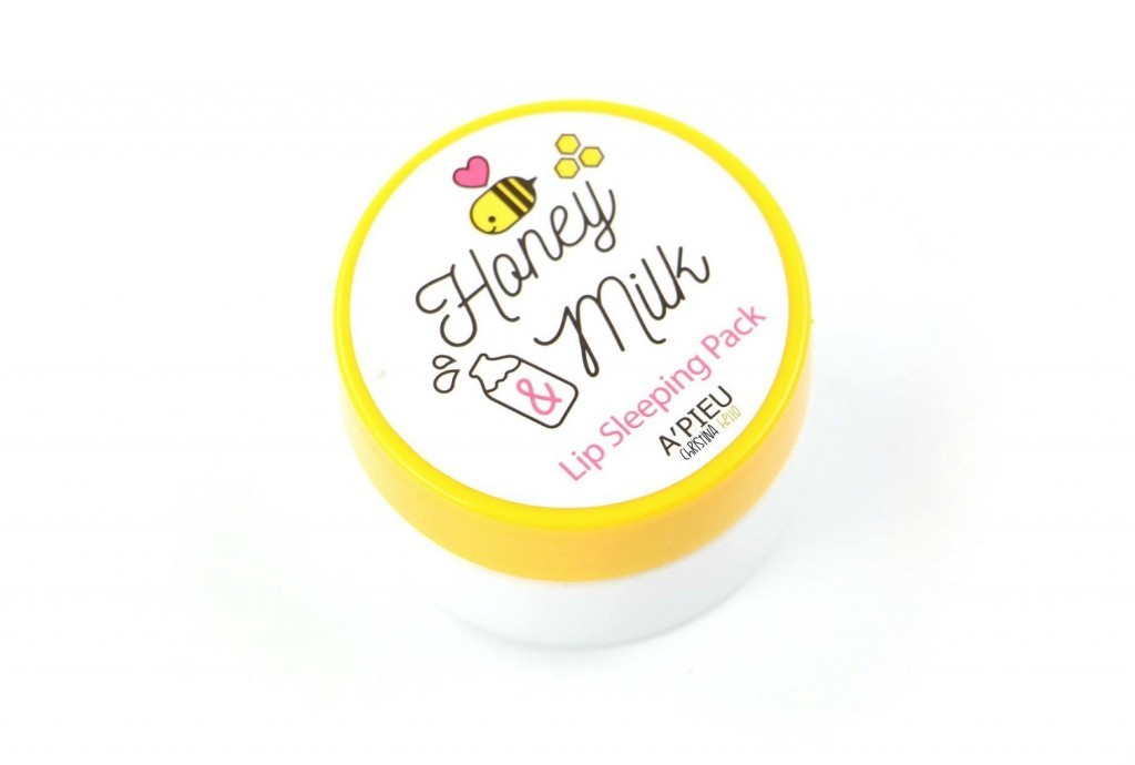 Ночная маска для губ с медом и молочными протеинами A'PIEU Honey & Milk Lip Sleeping Pack
