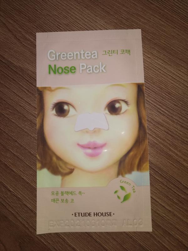 Очищающие полоски с экстрактом зеленого чая для носа ETUDE HOUSE Green Tea Nose Pack