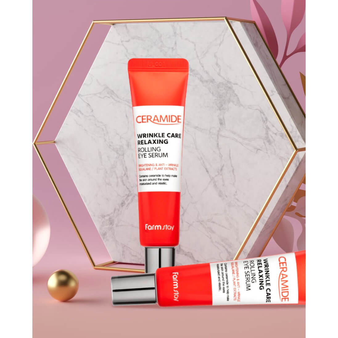 Крем для молодости кожи вокруг глаз с керамидами и растительными экстрактами FarmStay Ceramide Age Corrector Eye Сream