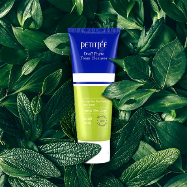 Глубоко очищающая пенка-скраб Petitfee D-off Phyto Foam Cleanser