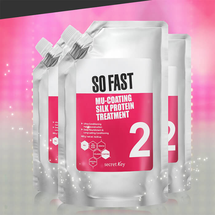 Маска для поврежденных волос с эффектом ламинирования Secret Key Mu-Coating Silk Protein Treatment