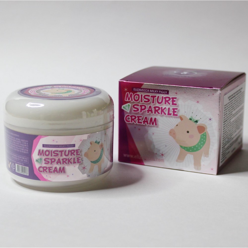 Elizavecca moisture sparkle cream - увлажняющий крем с эффектом сияния кожи. Milky piggy крем moisture sparkle cream. Moisture sparkle. крем elizavecca moisture sparkle cream. Moisture sparkle.