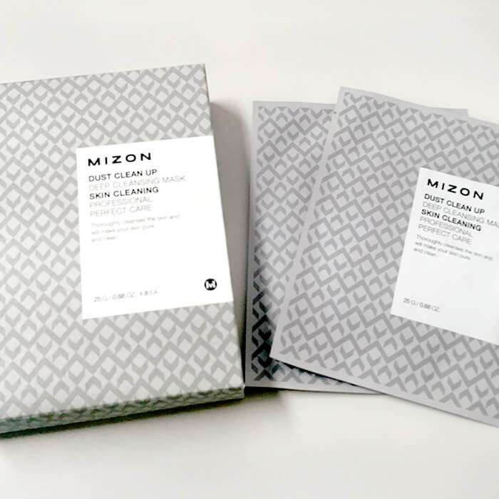 Маска тканевая очищающая MIZON Dust Clean Up Deep Cleansing Mask