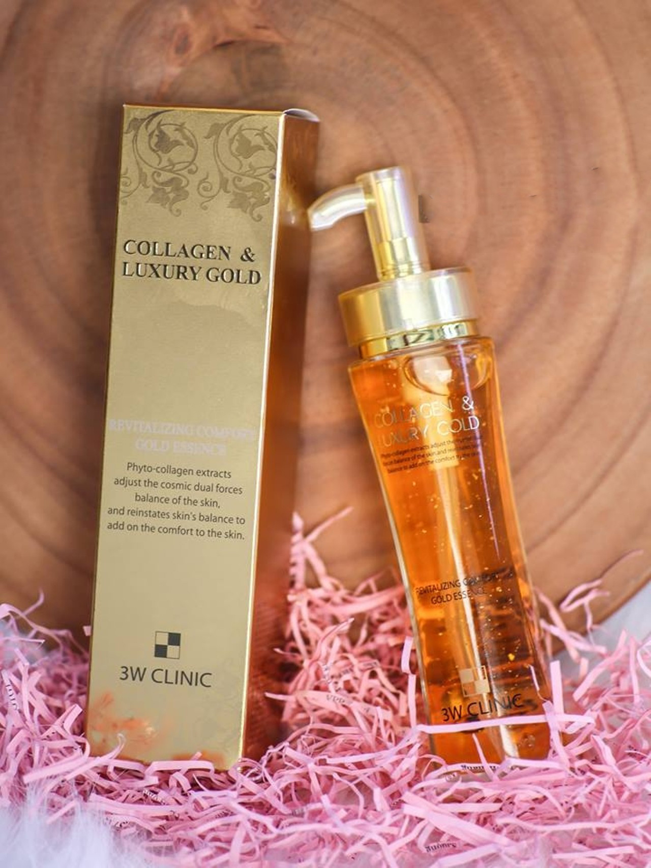 Эссенция для лица 3W CLINIC Collagen & Luxury Gold Revitalizing Comfort Gold Essence