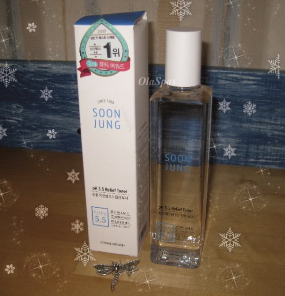 Регенерирующий тонер ETUDE HOUSE SoonJung pH 5.5 Relief Toner 180ml
