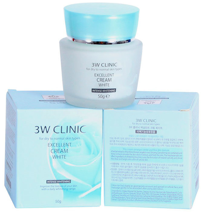 Увлажняющий крем для лица 3W CLINIC Excellent Cream