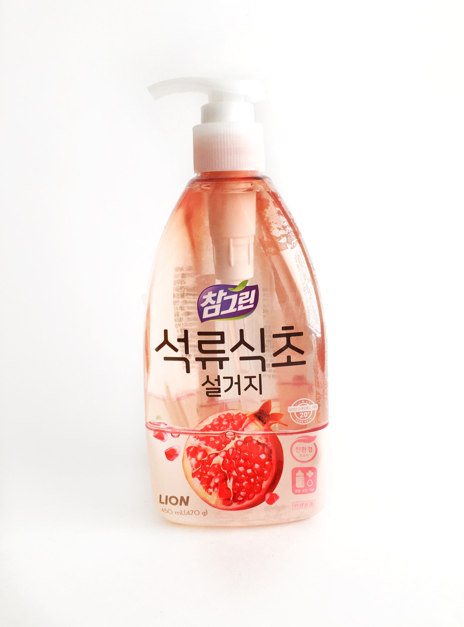 Средство для мытья посуды, овощей и фруктов (гранат) LION CHARMGREEN 470g