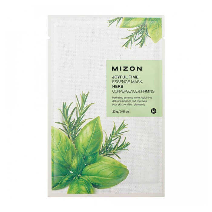 Тканевая маска для лица с комплексом травяных экстрактов MIZON Joyful Time Essence Mask Herb