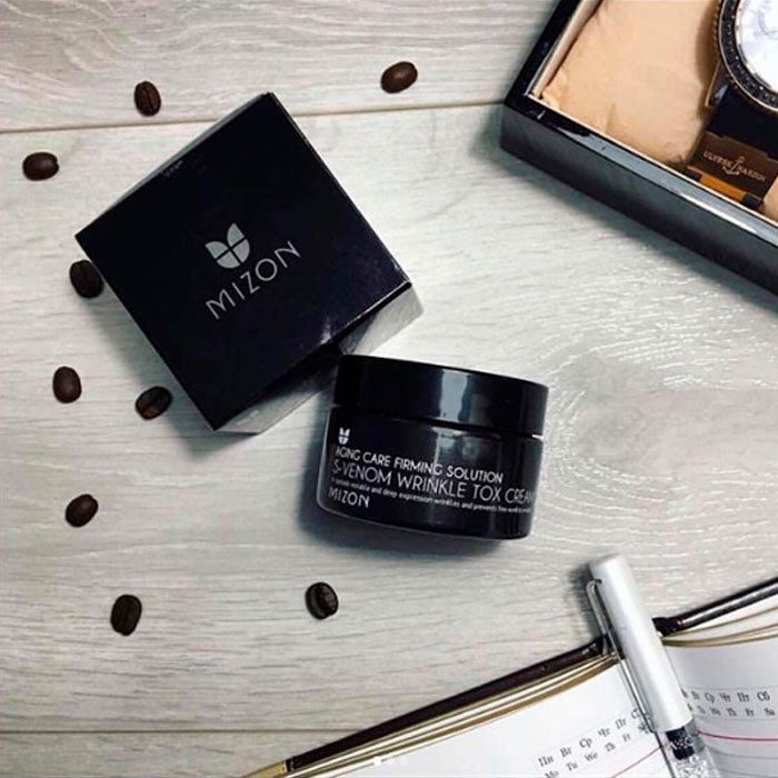 Антивозрастной крем со змеиным ядом 50мл MIZON S Venom Wrinkle Tox Cream