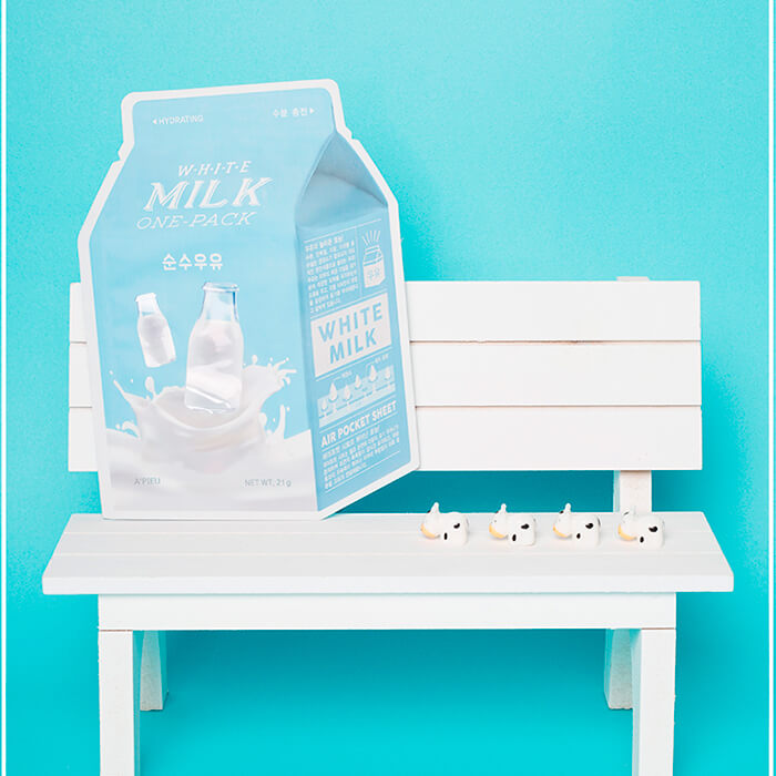 Тканевая увлажняющая маска с молочными протеинами A'PIEU Milk One-Pack