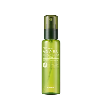 Увлажняющий мист для лица с экстрактом зелен TONYMOLY THE CHOK CHOK GREEN TEA Mild Watery Micro Mist