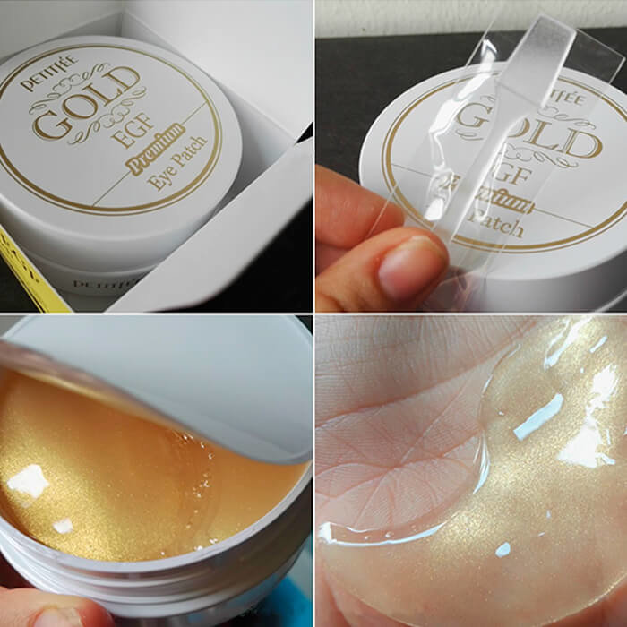 Гидрогелевые патчи для глаз Petitfee Premium Gold & EGF Eye Patch