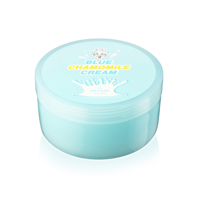 Успокаивающий гель крем с экстрактом голубой ромашки VILLAGE 11 FACTORY Blue Chamomile Cream