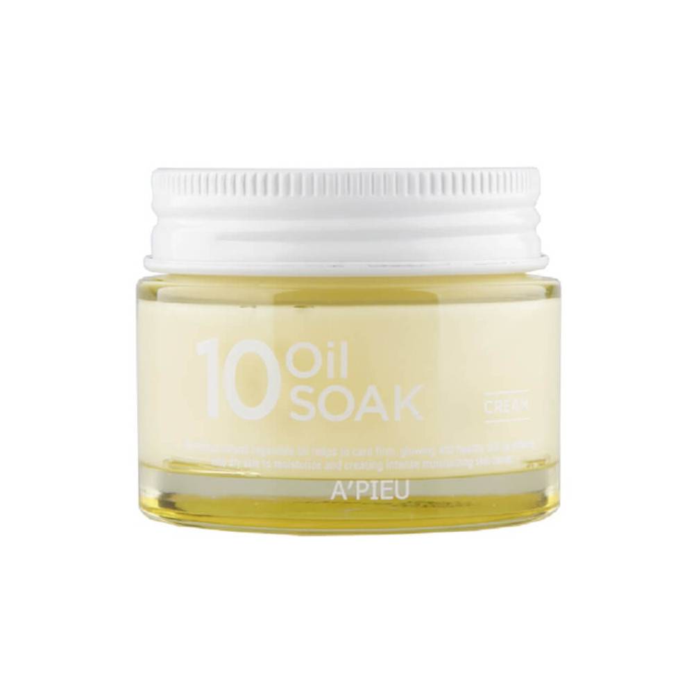 Крем для лица с органическими маслами A'PIEU 10 Oil Soak Cream