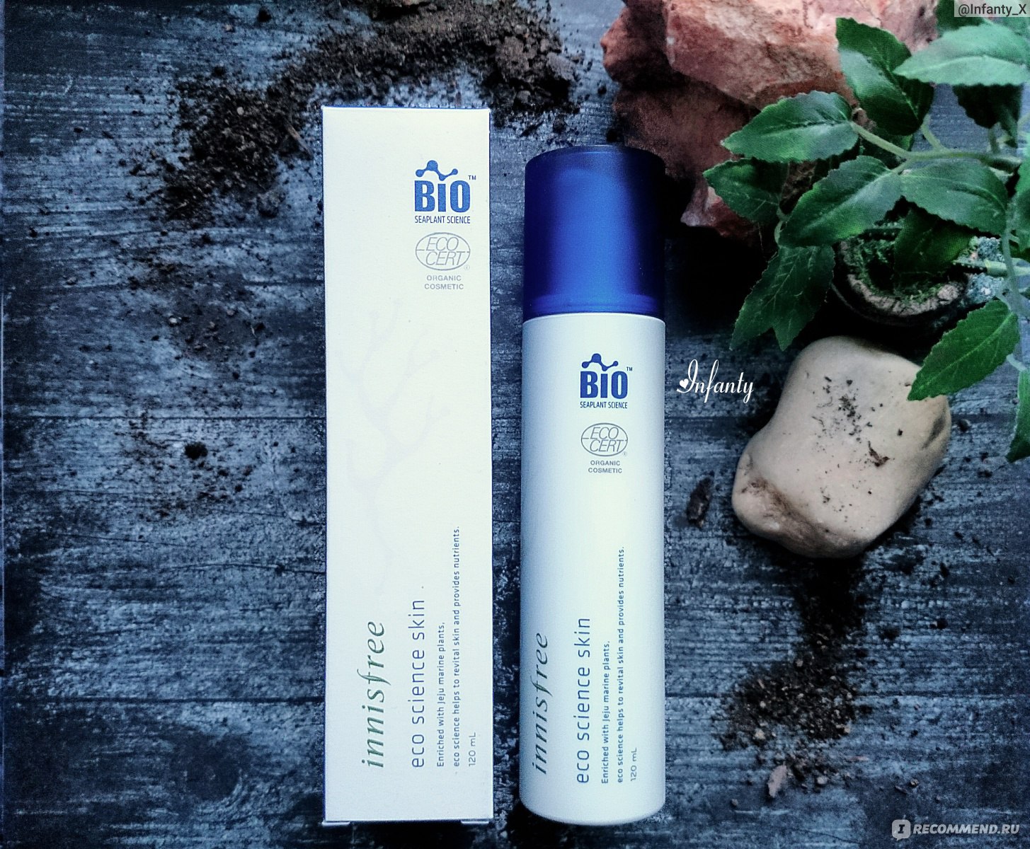 Омолаживающий эко-тонер Innisfree Eco Science Skin