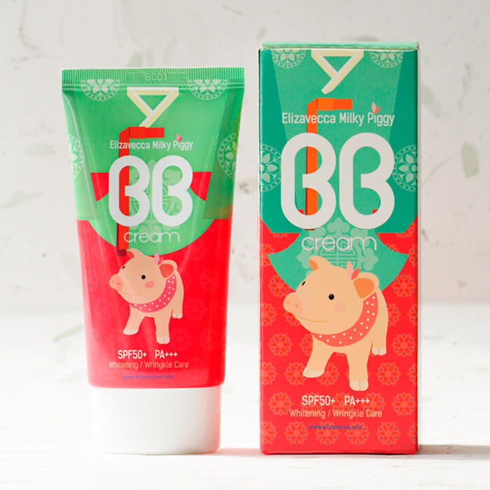 ББ-крем с гиалуроновой кислотой и коллагеном Elizavecca Milky Piggy BB Cream SPF50+ PA+++