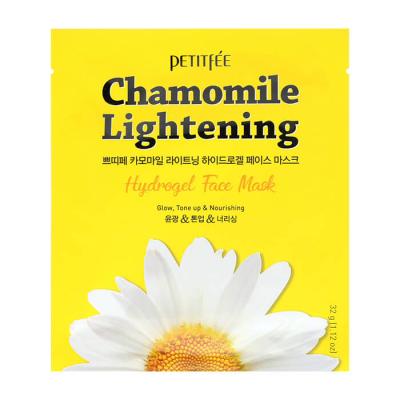 Гидрогелевая маска экстрактом ромашки Petitfee Chamomile Lightening Hydrogel Face Mask