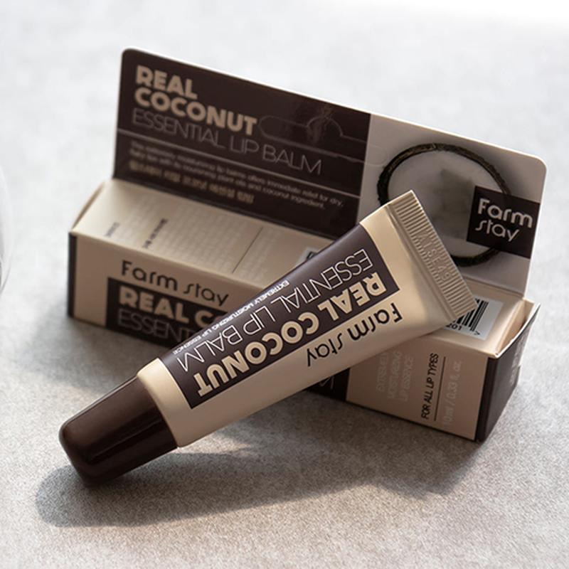 Бальзам для губ с экстрактом кокоса FarmStay Real Coconut Essential Lip Balm