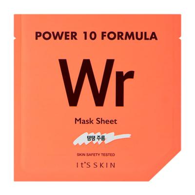 Омолаживающая листовая маска для лица с аденозином IT'S SKIN Power 10 Formula WR Mask Sheet
