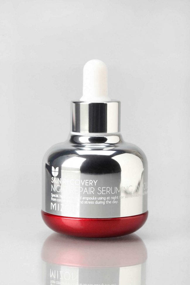 Восстанавливающая ночная омолаживающая сыворотка MIZON Night Repair Seruming Ampoule [POUCH]