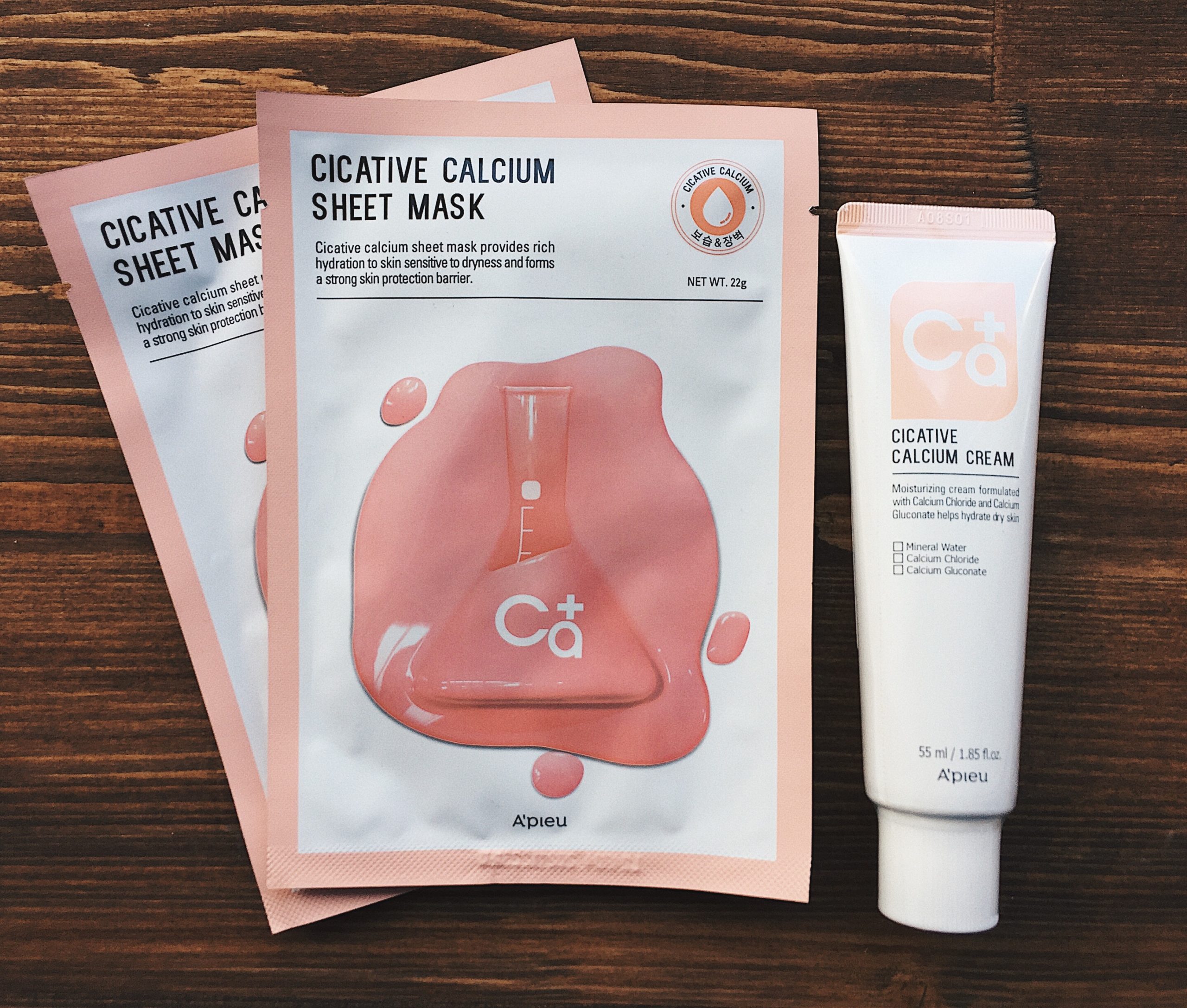 Увлажняющая тканевая маска с кальцием A'PIEU Cicative Calcium Sheet Mask