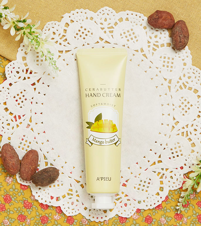 Крем для рук с маслом манго A'PIEU Cerabutter Hand Cream Mango Butter