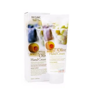Увлажняющий крем для рук с экстрактом оливы 3W CLINIC Moisturizing Olive Hand Cream