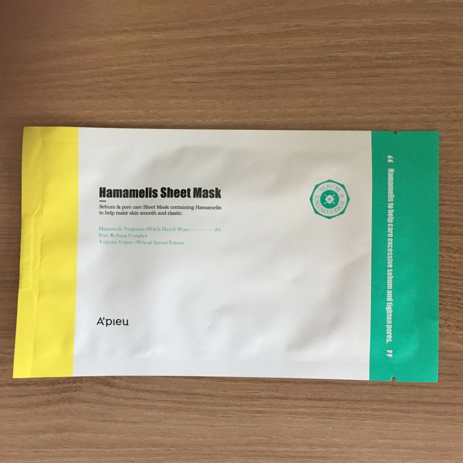 Тканевая маска с гамамелисом A'PIEU Hamamelis Sheet Mask