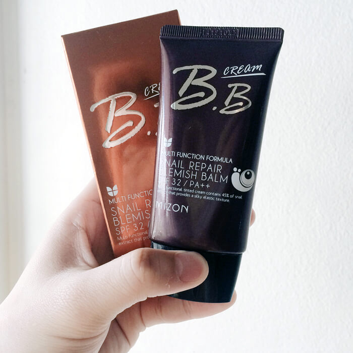 ББ крем с муцином улитки MIZON Snail Repair Blemish Balm SPF 32 PA+++ #02 Sаnd Beige