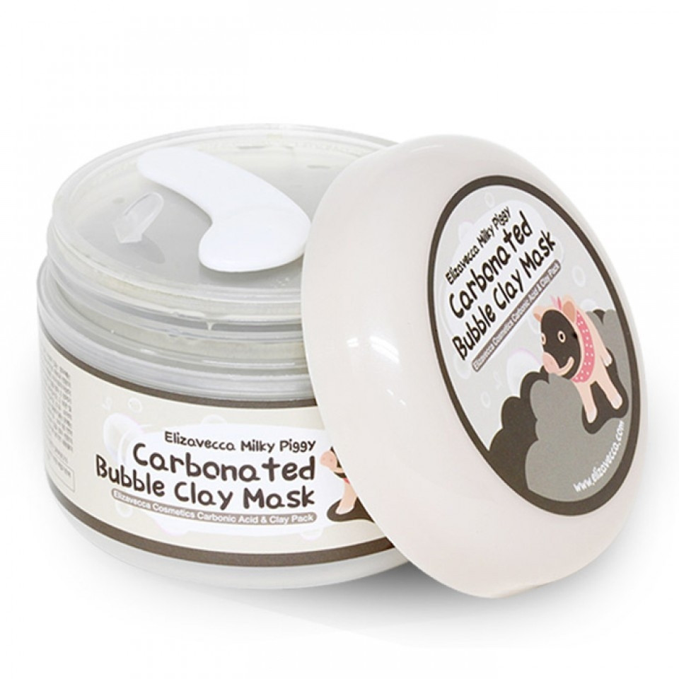 Пузырьковая глиняная маска Elizavecca Milky Piggy Carbonated Bubble Clay Mask