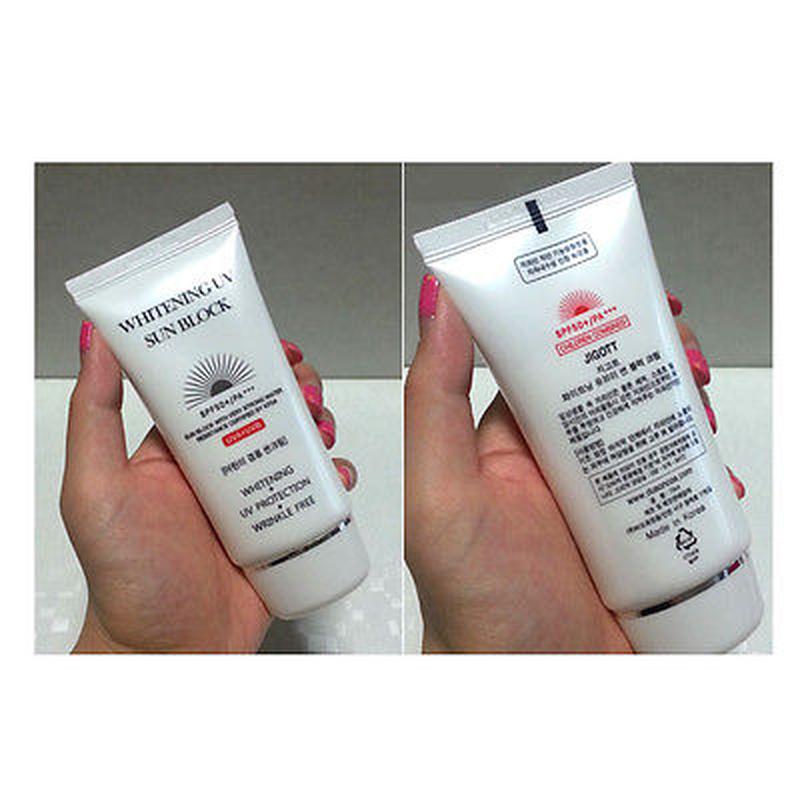 Солнцезащитный крем JIGOTT Whitening Uv Sun Block Cream SPF50+/PA+++