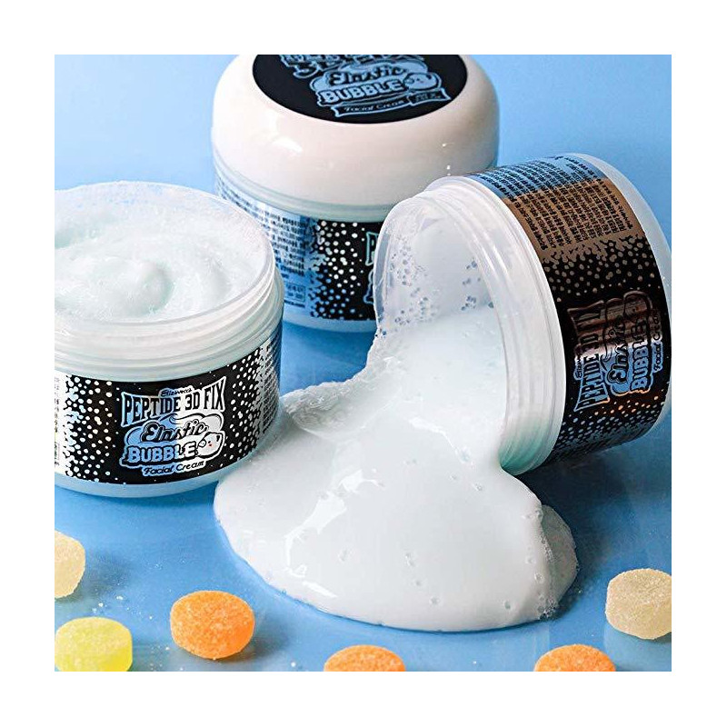 Пептидный кислородный крем Elizavecca Peptide 3D Fix Elastic Bubble Facial Cream