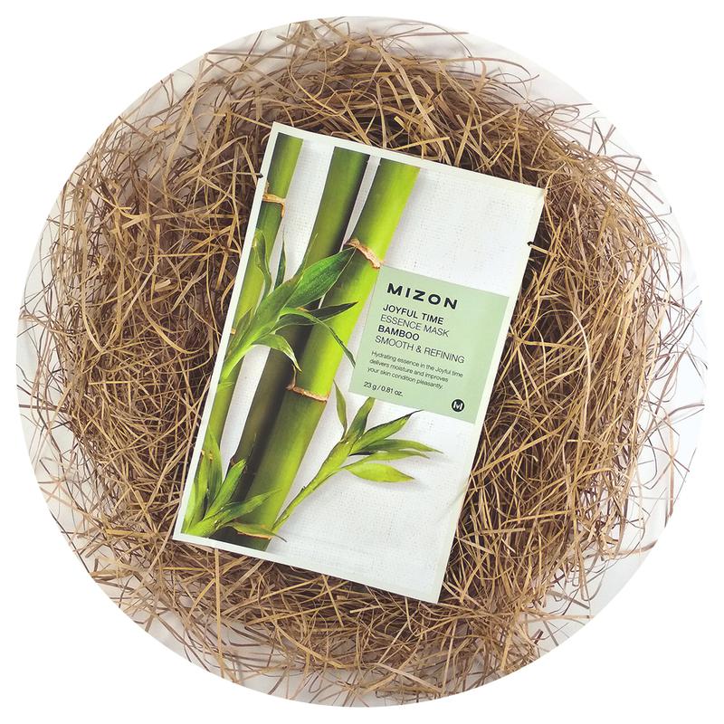 Тканевая маска для лица с экстрактом бамбука MIZON Joyful Time Essence Mask Bamboo