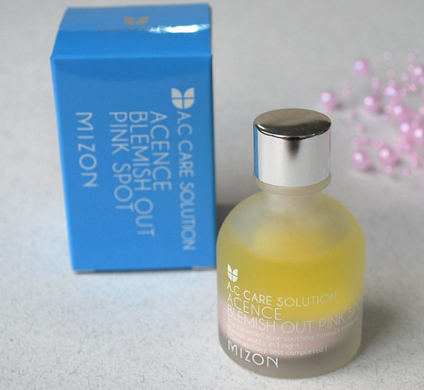 Эффективное ночное средство для лечения акне и воспалений кожи MIZON Acence Blemish Out Pink Spot