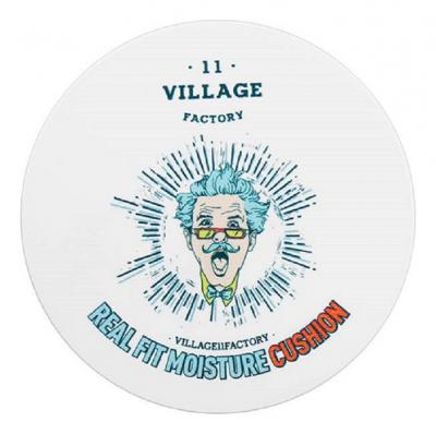 Увлажняющий кушон VILLAGE 11 FACTORY Real Fit Moisture Cushion SPF50+ PA+++ № 23 Deep Вeige