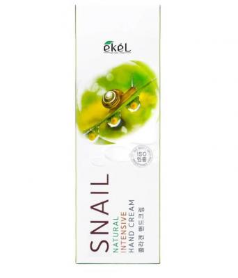 Питательный крем для рук с муцином улитки EKEL Snail Natural Intensive Hand Cream