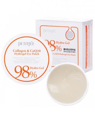 Гидрогелевые патчи с коллагеном Petitfee Collagen & Co Q10 Hydroge Eye Patch