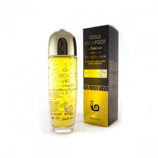 Лифтинг-эссенция с муцином королевской улитки FarmStay Gold Escargot Noblesse Intensive Lifting Essence