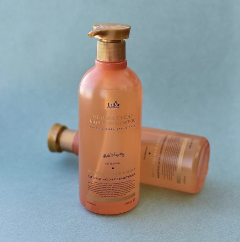 Укрепляющий шампунь для тонких волос 530мл La'dor DERMATICAL HAIR- LOSS SHAMPOO (FOR THIN HAIR)