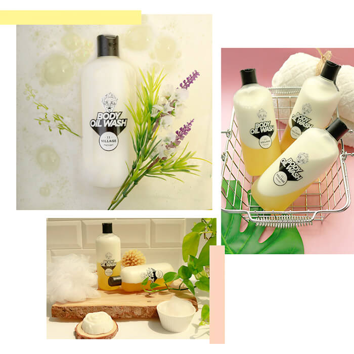 Двухфазный гель масло для душа с арганой VILLAGE 11 FACTORY Relax Day Body Oil Wash 500ml