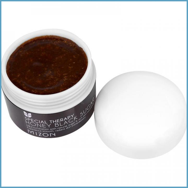 Скраб с черным сахаром 80мл MIZON Honey Black Sugar Scrub