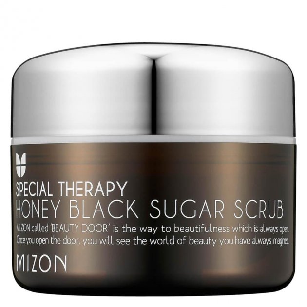 Скраб с черным сахаром 80мл MIZON Honey Black Sugar Scrub