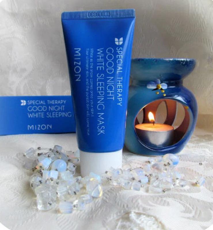 Маска для лица ночная отбеливающая 50мл MIZON Good Night White Sleeping Mask