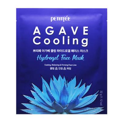 Охлаждающая гидрогелевая маска с экстрактом агавы Petitfee Agave Cooling Hydrogel Face Mask