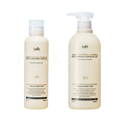 Шампунь с натуральными ингредиентами La'dor Triplex Natural Shampoo 150мл