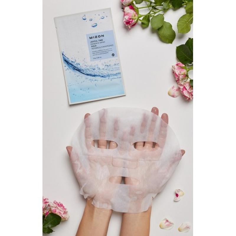 Тканевая маска для лица с морской водой MIZON Joyful Time Essence Mask Aqua