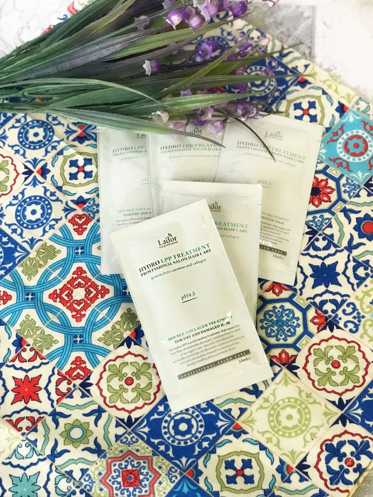 Увлажняющая маска для сухих и поврежденных волос (пробник) 10мл La'dor Hydro LPP Treatment