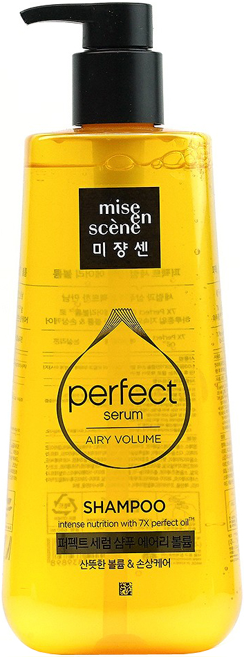 Шампунь для объема поврежденных волос MISE EN SCENE Perfect Serum Styling Shampoo