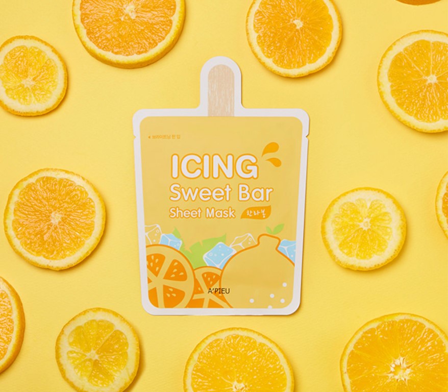 Тканевая маска с экстрактом мандарина A'PIEU Icing Sweet Bar Sheet Mask Hanrabong
