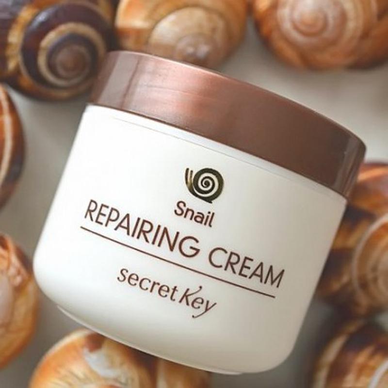 Крем для лица с муцином улитки Secret Key Snail Repairing Cream